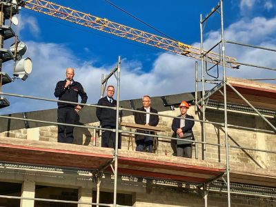 Richtfest Feuerwehrgerätehaus Dresden-Reitzendorf
